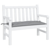 VidaXL Gartenbankauflage 100x50x7 cm Oxford-Stoff grau