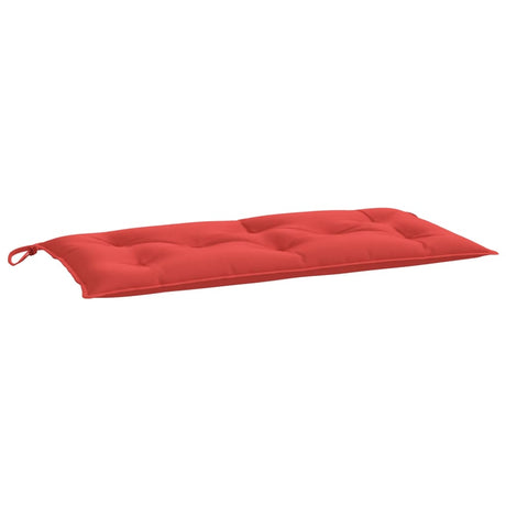 VidaXL Gartenbankauflage 100x50x7 cm Oxford-Stoff rot