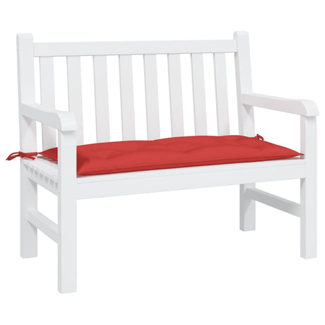 VidaXL Gartenbankauflage 100x50x7 cm Oxford-Stoff rot