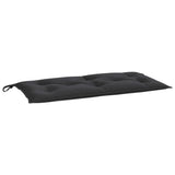 VidaXL Gartenbankauflage 100x50x7 cm Oxford-Stoff schwarz
