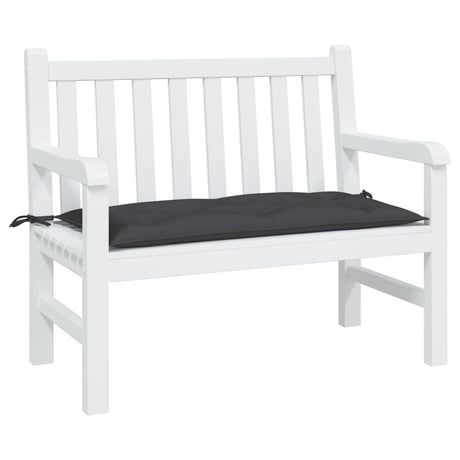 VidaXL Gartenbankauflage 100x50x7 cm Oxford-Stoff schwarz