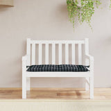 Vidaxx Gartenbankauflage 180x50x7 cm Oxford-Stoff Rautenmuster schwarz