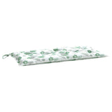 Vidaxx Gartenbankauflage 100x50x7 cm Oxford-Stoff mit Blattmuster