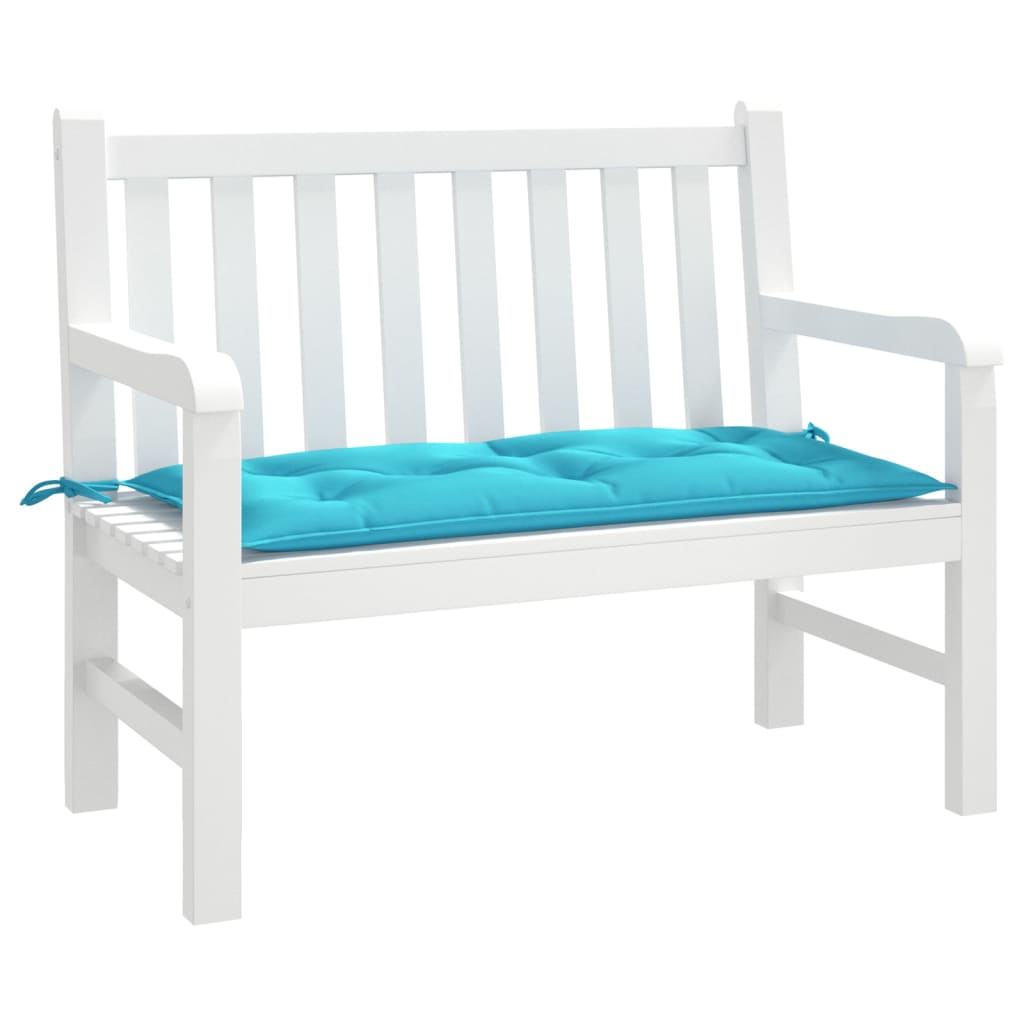 VidaXL Gartenbankauflage 100x50x7 cm Oxford-Stoff türkis