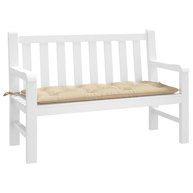 Vidaxx Gartenbankauflage 120x50x7 cm Oxford-Stoff beige