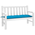 VidaXL Gartenbankauflage 120x50x7 cm Oxford-Stoff Hellblau