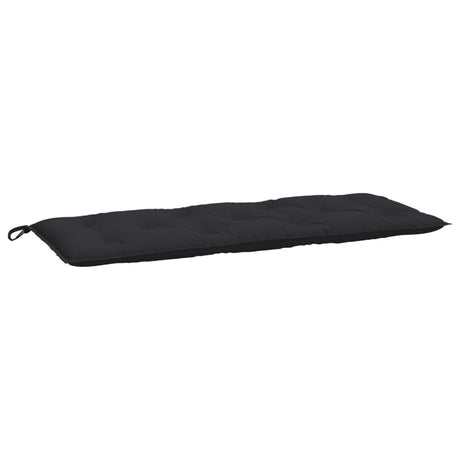 VidaXL Gartenbankauflage 120x50x7 cm Oxford-Stoff schwarz