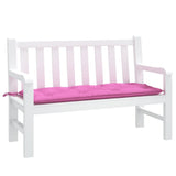 VidaXL Gartenbankauflage 120x50x7 cm Stoff rosa