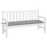 VidaXL Gartenbankauflage 150x50x7 cm Oxford-Stoff grau