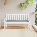 VidaXL Gartenbankauflage 150x50x7 cm Oxford-Stoff grau