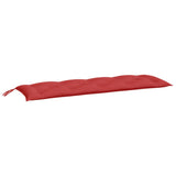 VidaXL Gartenbankauflage 150x50x7 cm Oxford-Stoff rot
