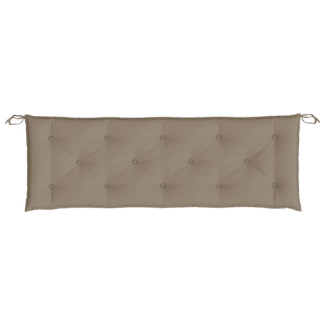 Vidaxx Gartenbankauflage 150x50x7 cm Oxford-Stoff taupe