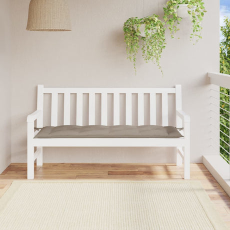 Vidaxx Gartenbankauflage 150x50x7 cm Oxford-Stoff taupe