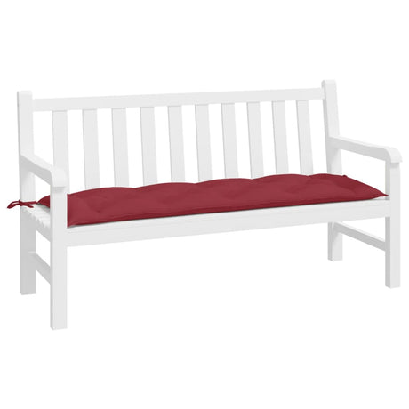 Vidaxx Gartenbankauflage 150x50x7 cm Oxfordstoff weinrot