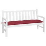 Vidaxx Gartenbankauflage 150x50x7 cm Oxfordstoff weinrot