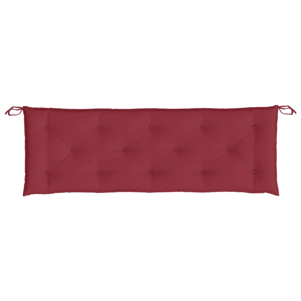 Vidaxx Gartenbankauflage 150x50x7 cm Oxfordstoff weinrot