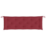 Vidaxx Gartenbankauflage 150x50x7 cm Oxfordstoff weinrot