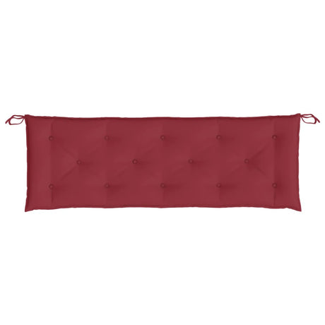 Vidaxx Gartenbankauflage 150x50x7 cm Oxfordstoff weinrot
