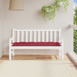 Vidaxx Gartenbankauflage 150x50x7 cm Oxfordstoff weinrot