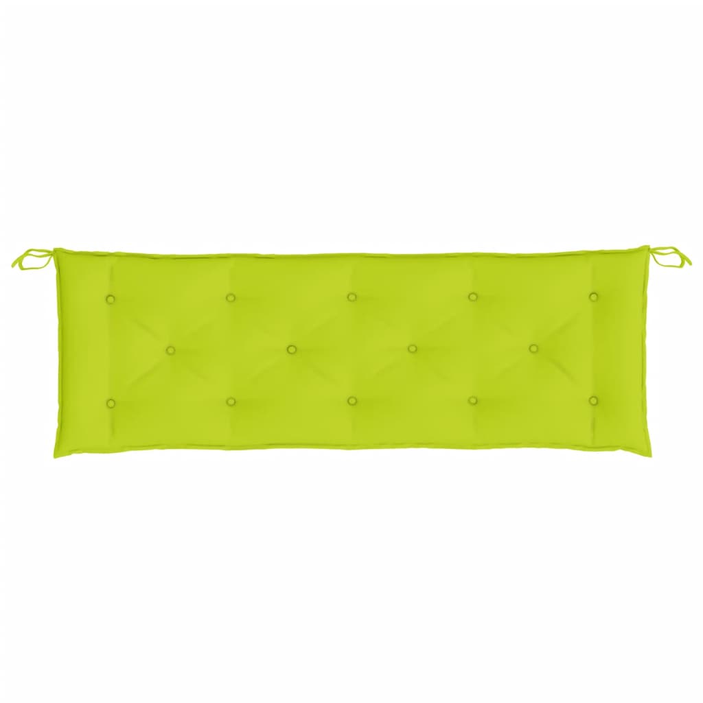 Vidaxl tuinbankkussen 150x50x7 cm oxford stof heldergroen