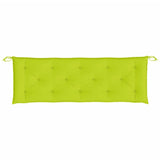 Vidaxl tuinbankkussen 150x50x7 cm oxford stof heldergroen
