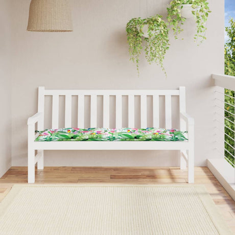 VidaXL Gartenbankauflage 150x50x7 cm Oxford-Stoff mehrfarbig