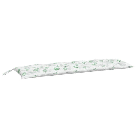 Vidaxx Gartenbankauflage 150x50x7 cm Oxford-Stoff Blattmuster