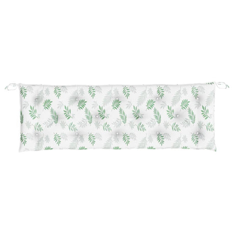 Vidaxx Gartenbankauflage 150x50x7 cm Oxford-Stoff Blattmuster