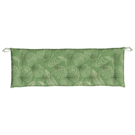 Vidaxx Gartenbankauflage 150x50x7 cm Oxford-Stoff Blattmuster
