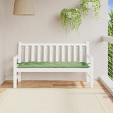 Vidaxx Gartenbankauflage 150x50x7 cm Oxford-Stoff Blattmuster