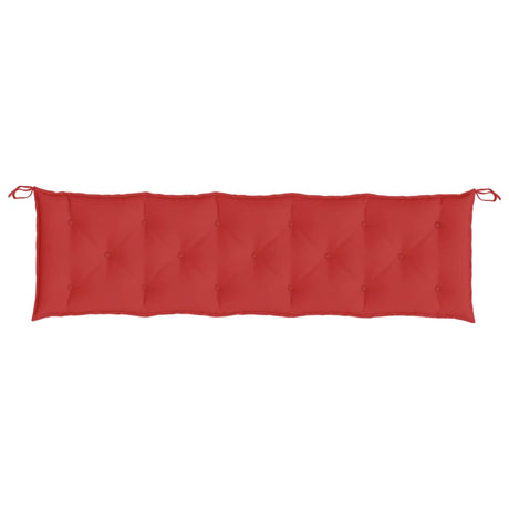 VidaXL Gartenbankauflage 180x50x7 cm Oxford-Stoff rot