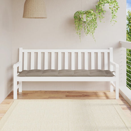 Vidaxx Gartenbankauflage 180x50x7 cm Oxford-Stoff taupe