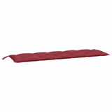 Vidaxx Gartenbankauflage 180x50x7 cm Oxford-Stoff weinrot