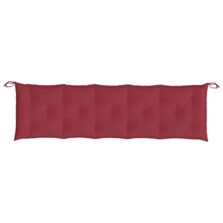 Vidaxx Gartenbankauflage 180x50x7 cm Oxford-Stoff weinrot