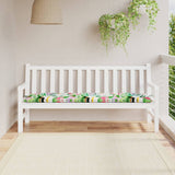 VidaXL Gartenbankauflage 180x50x7 cm Oxford-Stoff mehrfarbig