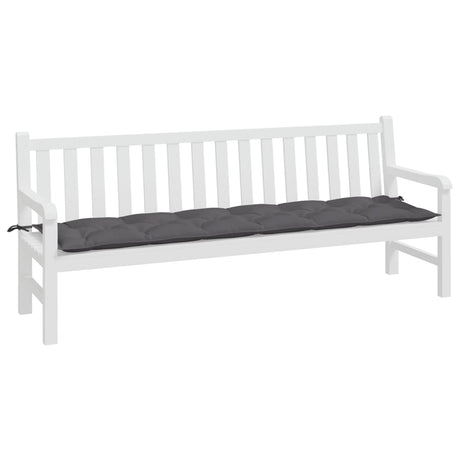 Vidaxx Gartenbankauflage 200x50x7 cm Oxford-Stoff anthrazit