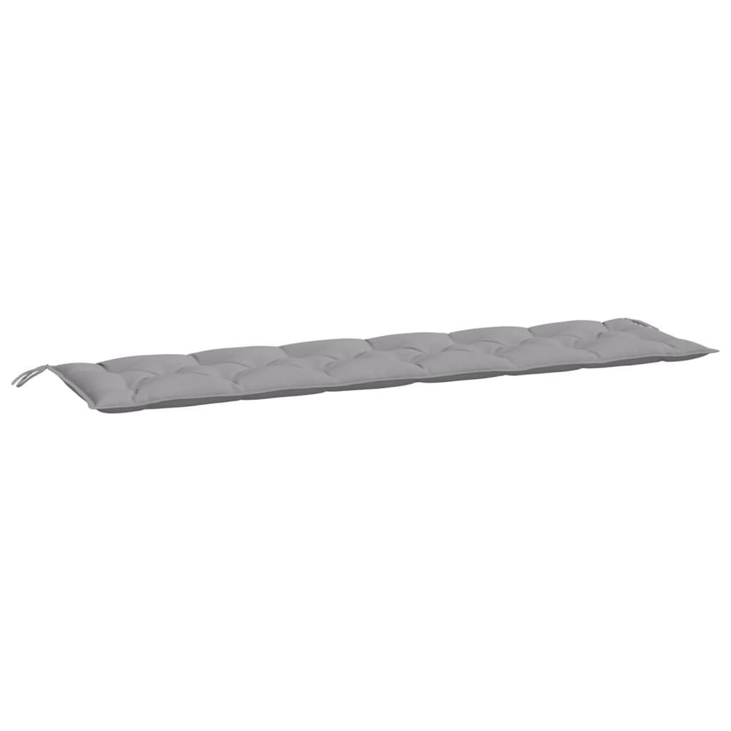VidaXL Gartenbankauflage 200x50x7 cm Oxford-Stoff grau