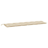 VidaXL Gartenbankauflage 200x50x7 cm Oxford-Stoff beige