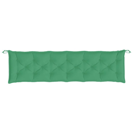 VidaXL Gartenbankauflage 200x50x7 cm Stoff grün
