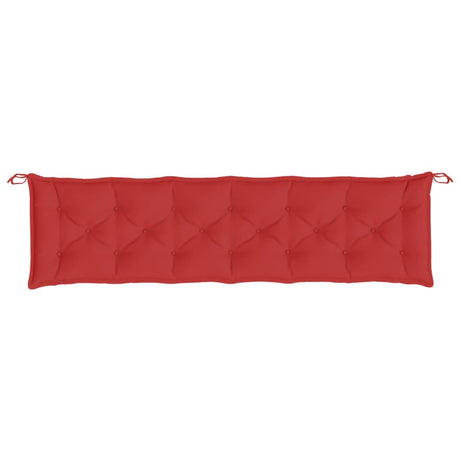 VidaXL Gartenbankauflage 200x50x7 cm Stoff rot