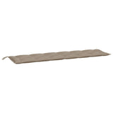 Vidaxx Gartenbankauflage 200x50x7 cm Oxford-Stoff taupe