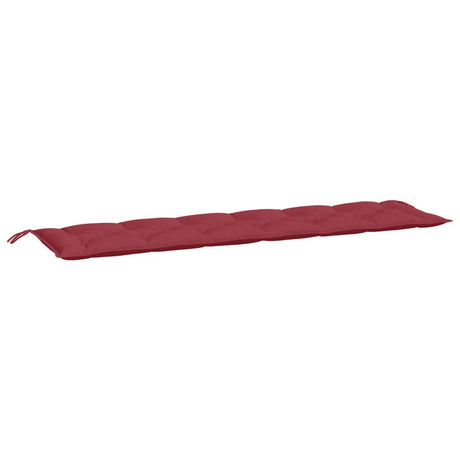 Vidaxx Gartenbankauflage 200x50x7 cm Oxford-Stoff weinrot
