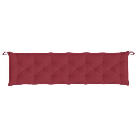 Vidaxx Gartenbankauflage 200x50x7 cm Oxford-Stoff weinrot