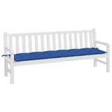 VidaXL Gartenbankauflage 200x50x7 cm Oxford-Stoff Königsblau