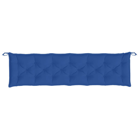 VidaXL Gartenbankauflage 200x50x7 cm Oxford-Stoff Königsblau
