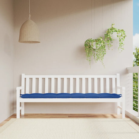VidaXL Gartenbankauflage 200x50x7 cm Oxford-Stoff Königsblau