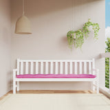 VidaXL Gartenbankauflage 200x50x7 cm Stoff rosa