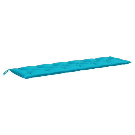 VidaXL Gartenbankauflage 200x50x7 cm Stoff Türkis