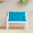 Vidaxx Gartenbankauflagen 2 Stück 100x50x7 cm Oxford-Stoff hellblau