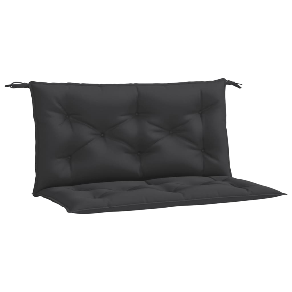 Vidaxx Gartenbankauflagen 2 Stück 100x50x7 cm Oxford-Stoff schwarz